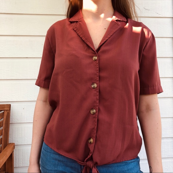⚡️SALE Burnt Mauve Shirt - Picture 3 of 3